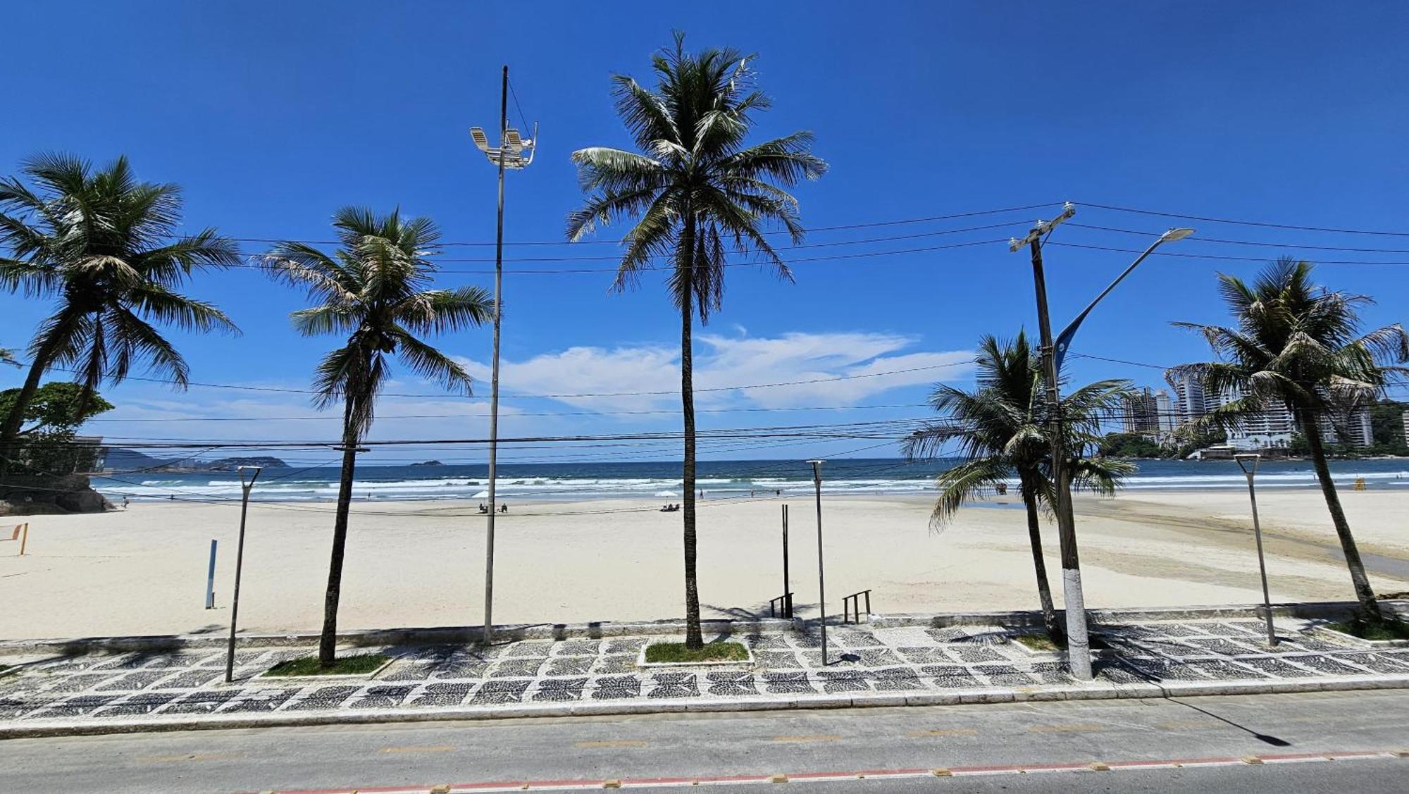 Pe Na Areia - Asturias - Beach Host Guarujá Extérieur photo